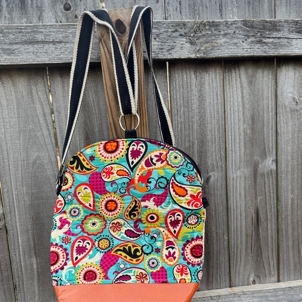 Eliza Mae Multicolor Patterned Backpack - image 4